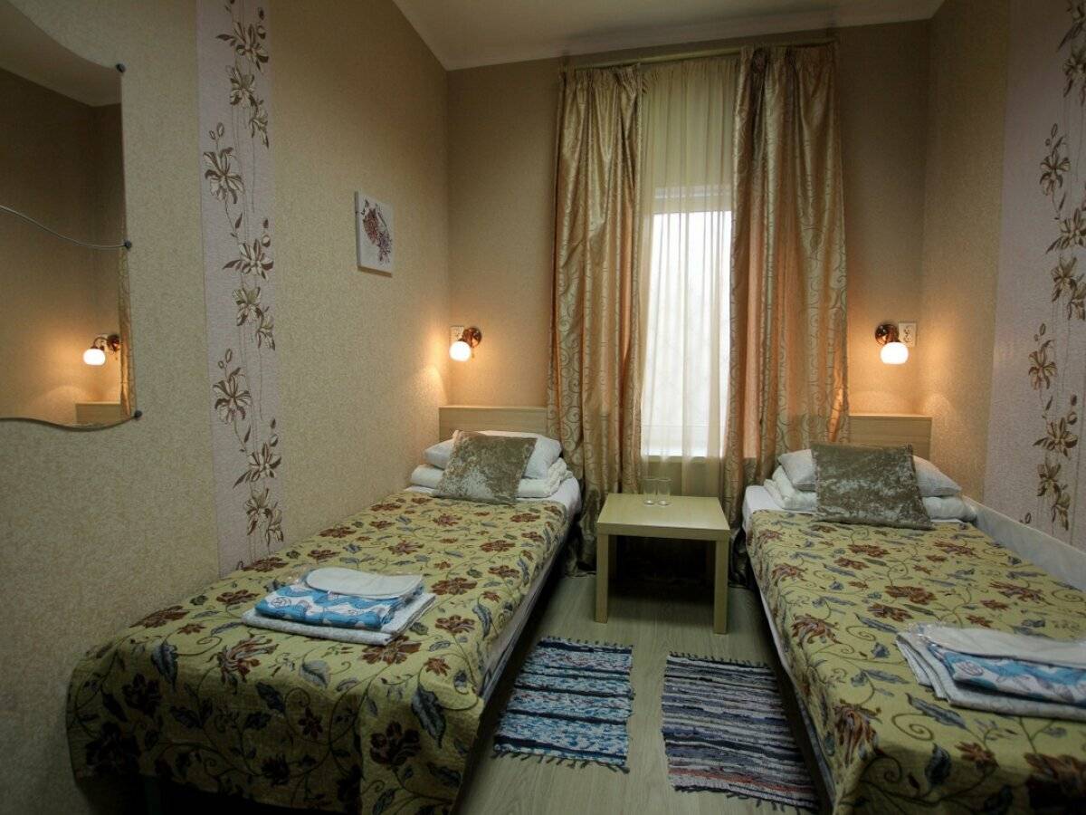 Фотографии номера Двухместный номер с 2 отдельными кроватями и общей ванной комнатой в Гостинице Кубань Восток Краснодар